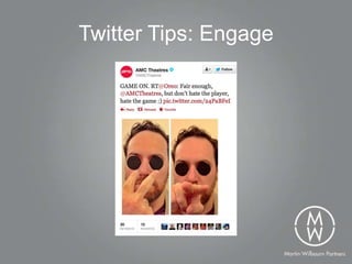 Twitter Tips: Engage
 