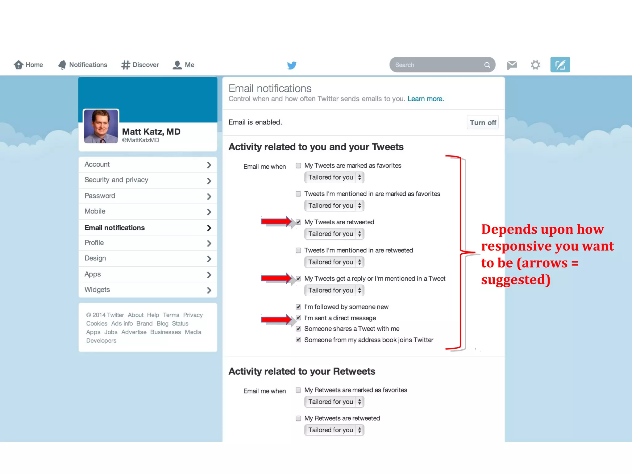 Depends upon how
responsive you want
to be (arrows =
suggested)