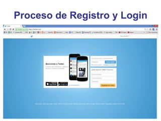 Proceso de Registro y Login
 