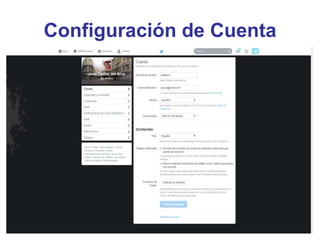 Configuración de Cuenta
 