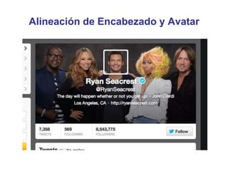 Alineación de Encabezado y Avatar
 