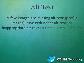 Twitter Accessibility