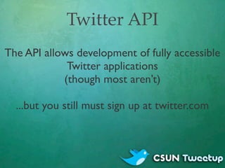 Twitter Accessibility