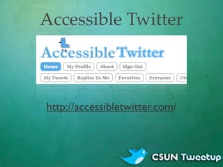 Twitter Accessibility