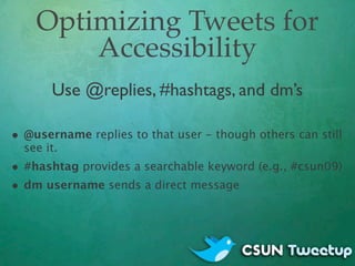 Twitter Accessibility