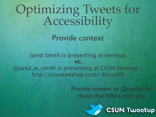 Twitter Accessibility