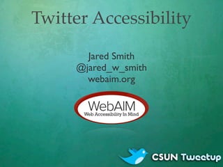 Twitter Accessibility