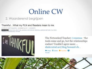 Online CW
2. Waarderend begrijpen

 