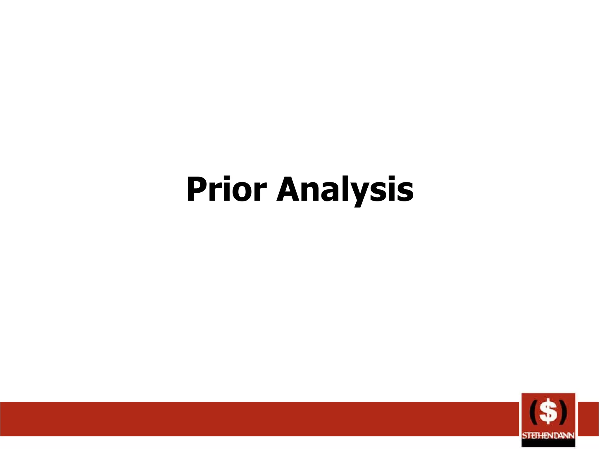 Prior Analysis 