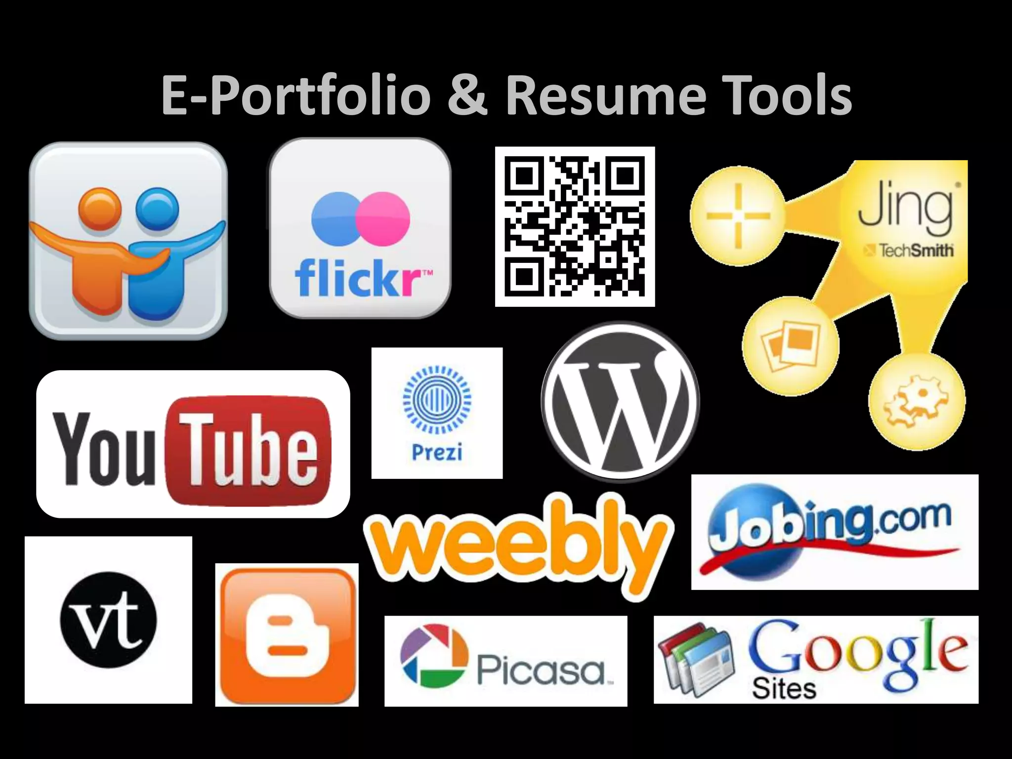 E-Portfolio & Resume Tools
 