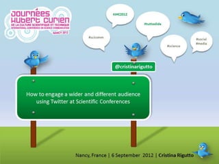 Twitter at scientific conferences