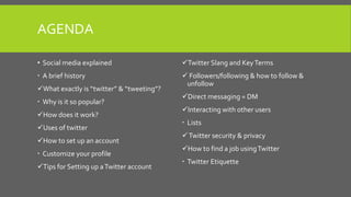 Twitter for beginners | PPTX