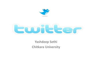 YashdeepSethi Chitkara University 