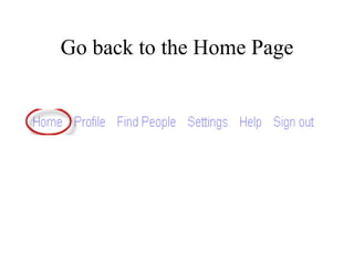 Go back to the Home Page 