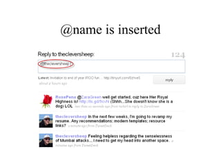 @name is inserted 