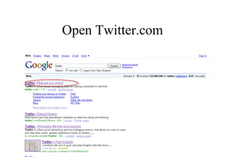 Open Twitter.com 