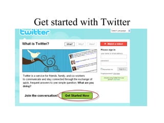 Get started with Twitter 