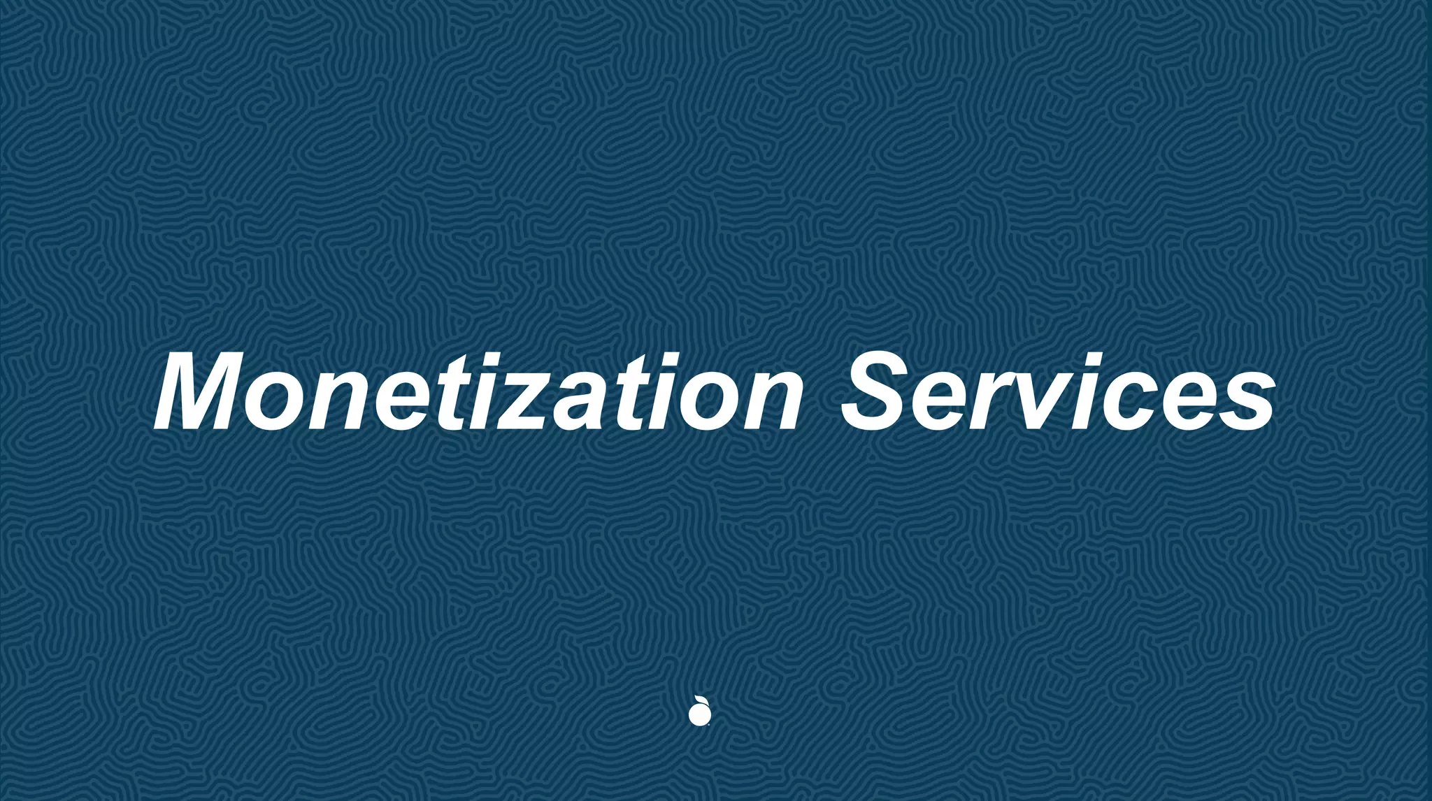 Monetization Services
 