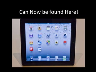 Can Now be found Here!
 