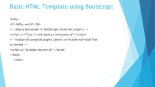 Twitter bootstrap training_session_ppt
