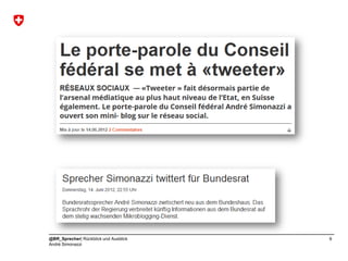 @BR_Sprecher| Rückblick und Ausblick   9
André Simonazzi
 