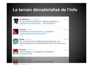 Le terrain dématérialisé de l’info
 