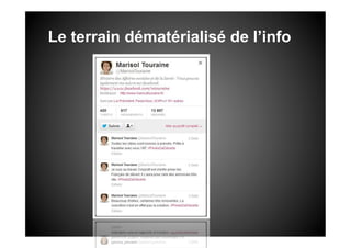Le terrain dématérialisé de l’info
 
