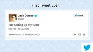 First Tweet Ever
 