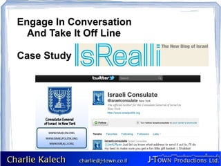 Engage In Conversation And Take It Off Line Case Study 