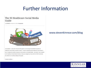 Further Information

www.stevenkinnear.com/blog

 