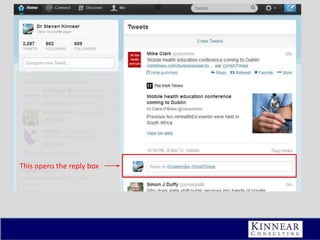 This opens the reply box

 