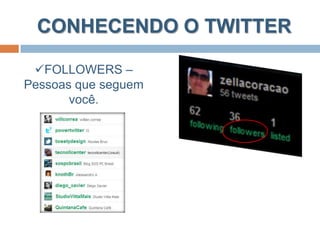 EXEMPLO DE PERFIL DO TWITTER