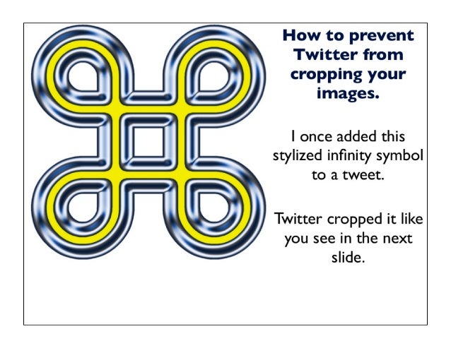 Twitter cropping images