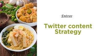 Slide title
Subtitle
Body copy
Twitter content 
Strategy
Entree
 
