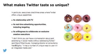What makes Twitter taste so unique?
Subtitle
 