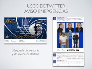 DURANTE EL EVENTO
MONITORIZACIÓN DE HASHTAG
23
Proyección en pantallas de los tuits que se vayan
emitiendo. (Ojo, si proyectas los tuits en la pantalla
mientras el ponente está realizando su intervención,
desviarás totalmente la atención. Quizás se pueda
hacerlo en las pausas o en el turno de preguntas).
 