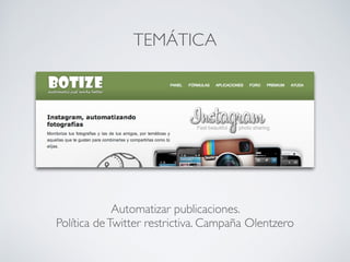 IMAGEN
Foto, nombre, @nombre, biografía, fondo….
29
 