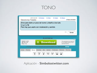 CASO DE ESTUDIO
TONO
Caso Campamento deVerano.
Una mala gestión de la crisis por el
presidente de Coca Cola, Marcos
de Quinto, y el movimiento
#boikotcocacola.
¿Quién comunica, el community
manager o el jefe?
Uno no se puede explicar en 140
caracteres. No echar gasolina a las
llamas.
Ver caso en http://goo.gl/u8J7Mm
50
 