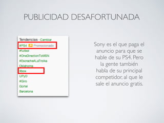 BUENAS PRÁCTICAS
CONTACTA
Revisa otras cuentas y listas de las competencia.
Los seguidores de la competencia puede que también
estén interesados en tu empresa.
64
 