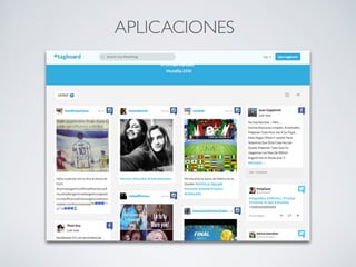 KPI´S PARA MEDIR
¿Qué medir?. Dependerá de los objetivos
• Número de seguidores.
• Número de listas en la que te encuentras.
• Número de Re-Tweets y menciones generados.
• Número de clicks “puente” hacia la web o blog.
• Número de fotos, ideas, reclamaciones… sugeridas
• Alcance – inﬂuencia enTwitter (alcance potencial de mis tuits).
96
 