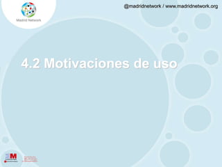 4.1. Perfil de usuarioEl de la información y las comunicaciones es, con gran diferencia con respecto al resto, el sector que mayor usuarios de Twitter ocupa (36%).Distribución de los usuarios ocupados por sector de actividad (principales)% vertical