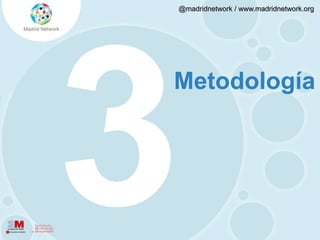 Analizando el éxito de Twitter podemos extraer enseñanzas aplicables a los objetivos de Madrid Network…21Objetivos