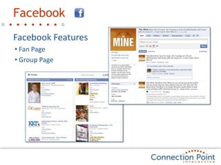 FacebookFacebook FeaturesFan PageGroup Page