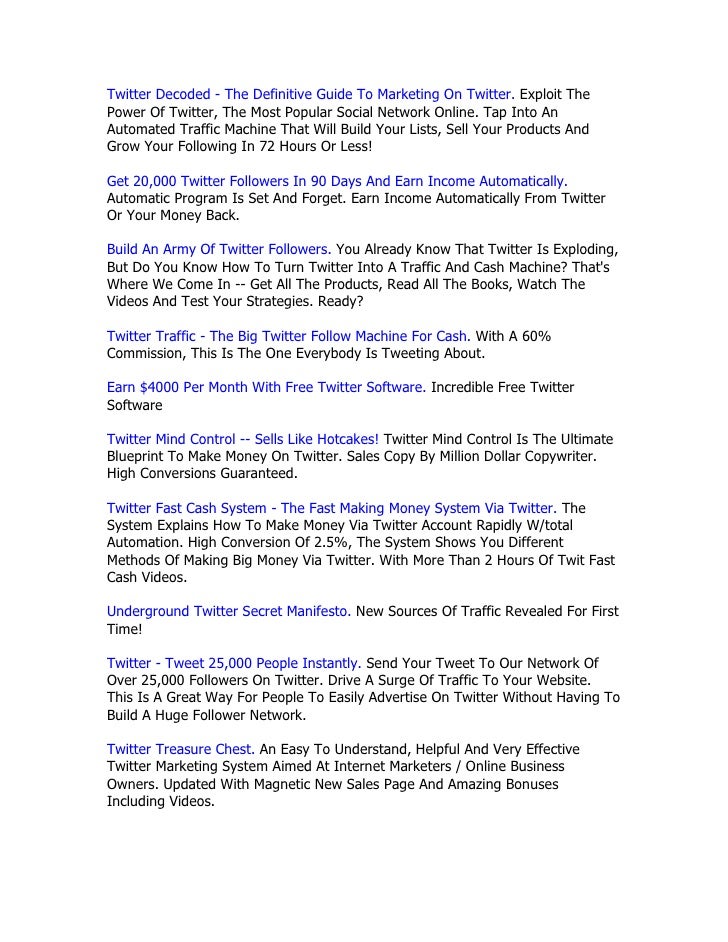 Copy twitter followers free