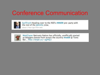 Conference Communication 