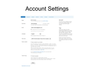 Account Settings 