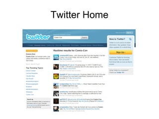 Twitter Home 