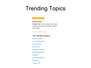 Trending Topics 