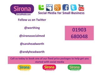 Register your namesFill in the bio AND upload a photo Make sure you enter your website URL Use one of the  platforms: Tweetdeck or Seismic Desktop And remember…only140 characters