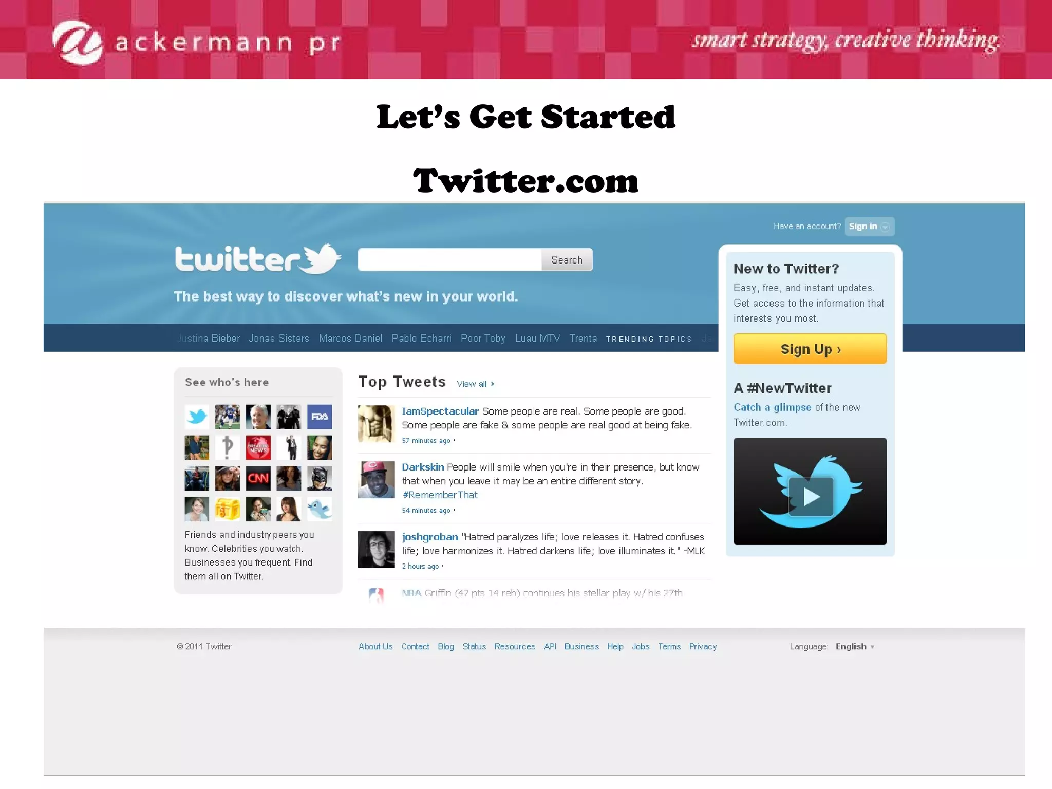 Let’s Get Started Twitter.com 